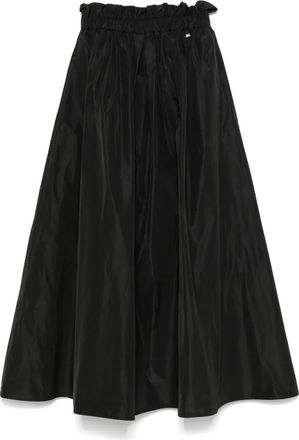 Herno taffeta maxi skirt - women - Polyester - 40 - Black