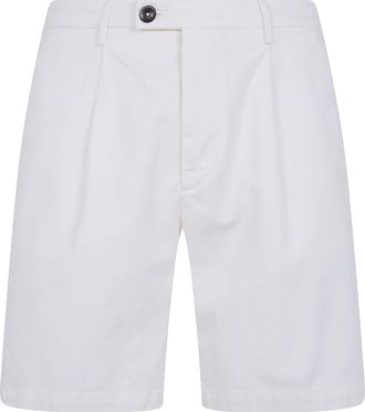 Michael Coal Cotton & Linen Bermuda Trousers