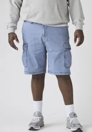 Levi's Plus Cargoshorts LEVIS PLUS, Damen, Gr. 44, N-Gr, only up from here shorts, Web, Obermaterial: 100% Baumwolle, bequem knielang, Hosen Cargoshorts, Sommerho