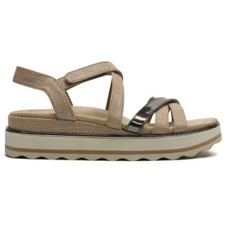 Vionic Kellyn Textile Womens Hook and loop Sandals - Moonlight - Size:UK 8