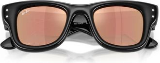 Ray-Ban Rb 4940B Wayfarer Puffer - unisex - Zonnebrillen - Zwart - 47 MM - Accessoires