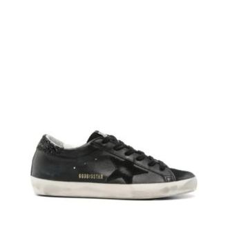 Golden Goose Super Star Trainers - female - Golden Goose - Sneakers - Black - 8 UK - Shoes