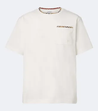 Burberry Burberry Check cotton jersey T-shirt