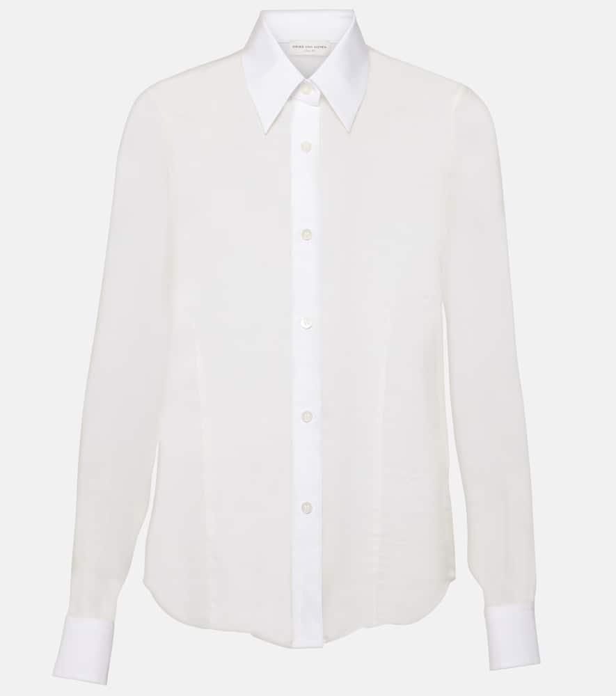ワンピース Alexander Wang PULLED SHIRT DRESS WITH BACK CUMMERBUND Alexander Wang Pulled Shirt Dress With Back Cummerbund