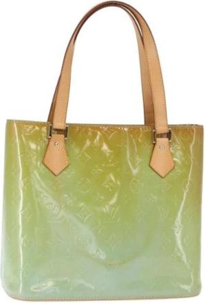 Louis Vuitton Pre-owned Vintage Tote Bag - Dames - Vintage Shopper - Groen - ONE Size - Leer - Vintage