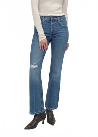 Favorite Daughter Morgan Shortie Bootcut Jeans In Beacon