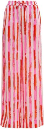 Essentiel Broeken, Dames, Roze, S, Roze Hindiana Broek