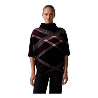 Joseph Ribkoff Trui met trechterhals - Dames - Truien - Bruin - Maat: XS Nylon