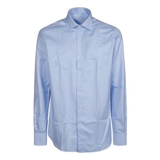 Orian Camisa Slim Fit de Manga Larga - Shirts - Hombre - Azul - 3XS