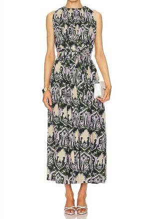 Cleobella Becca Ankle Dress In Casablanca Print