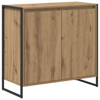 vidaXL Armario Auxiliar Roble Artesanal 79 X 36 X 75 Cm Vidaxl