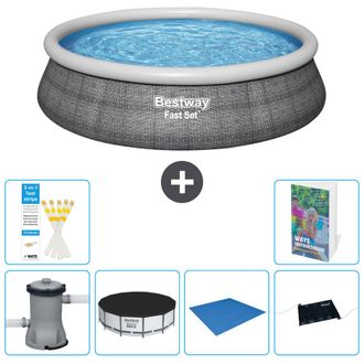 Bestway Piscina Bestway Fast Set Redonda - 457x84 Cm - 7-piezas S214