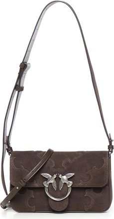 Pinko Shoulder Bags, female, Brown, Size: ONE SIZE Love Bag Borse