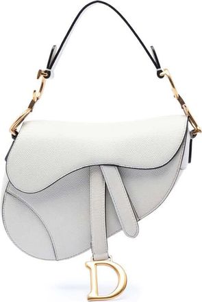 Dior Pre-owned Dior Mini Grained Calfskin Saddle Bag 09-MA-0290
