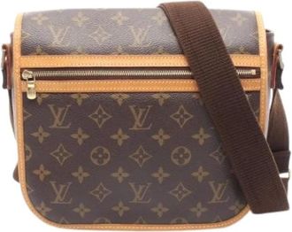 Louis Vuitton Pre-owned Cross Body Bags, female, Brown, Size: ONE SIZE Pre-owned Messenger PM Shoulder Bag