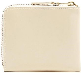 Comme Des Gar&ccedil;ons Womens Beige Cowhide Cardholder Accessory