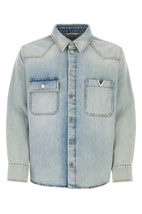 Valentino Garavani Light Blue Denim Shirt