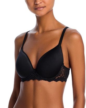 Simone P&eacute;r&egrave;le Caresse Underwire Plunge Bra - Black