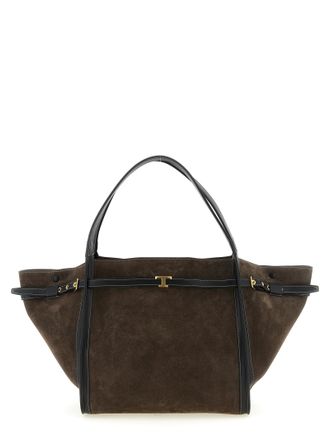 Tod's Brown Calfskin Tote Womens Bag