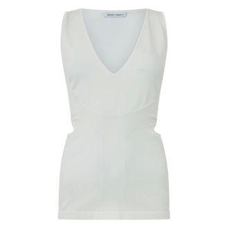 Alberta Ferretti Sleeveless T-shirt - female - Alberta Ferretti - Sleeveless Tops - White - M - Tops