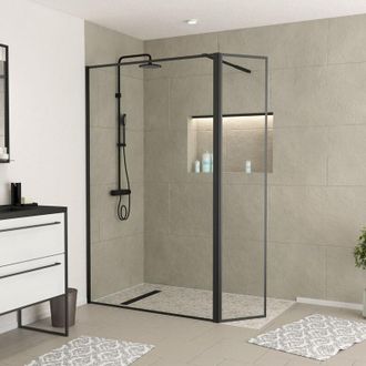 Aurlane Parete doccia +Otturatore girevole 120 + 40x200cm Contouring 120 + 40 Otturatore girevole