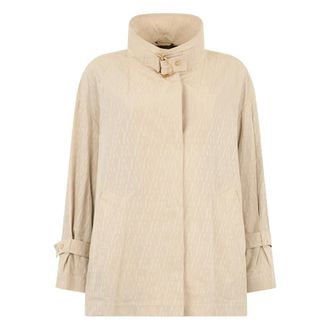 Moorer Light Jackets, female, Beige, Size: 2XL Elegant Jacket