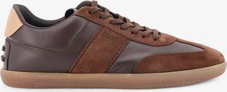 Tod's Sneakers Allacciata Cassetta in pelle e suede - TODS - gender_Man