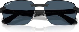 Ray-Ban Rb 4470Ch Zonnebril - unisex - Zonnebrillen - Zwart - 62 MM - Accessoires