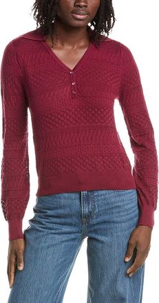 Isla Serena Stitch Polo Neck Sweater
