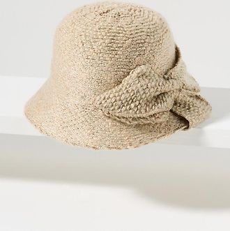 San Diego Hat Company Knit Bow Cloche Hat