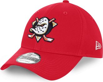 New Era Anaheim Ducks NHL Injection Red 9Forty Adjustable Snapback Cap