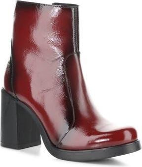 FLY London Siju Block Heel Bootie in 002 Int Rust at Nordstrom Rack, Size 7-7.5Us / 38Eu