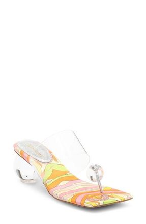 Jeffrey Campbell Latus Sandal in Clear Pink Multi at Nordstrom, Size 7.5