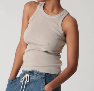 Electric & Rose Sinclair Tank Top In Khaki