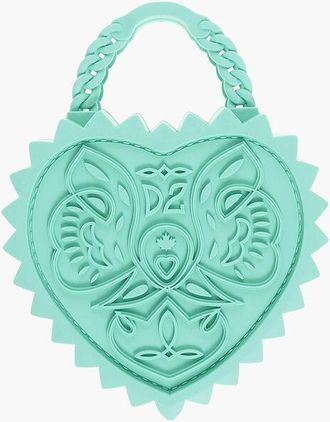 Dsquared2 Heart Shaped ABS Hand Bag with 3D Printing size Unica