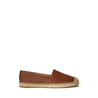 Ralph Lauren Leren espadrilles Cameryn