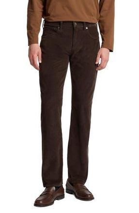 7 For All Mankind The Straight Leg Corduroy Pants in Corduroy Coffee at Nordstrom Rack, Size 29