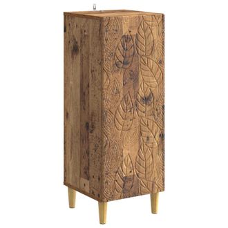 vidaXL Aparador Madera Envejecida 33 X 34,5 X 90 Cm Vidaxl