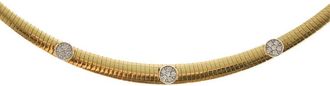 Meshmerise 18K Over Silver 0.25 Ct. Tw. Lab-Grown Diamond Necklace
