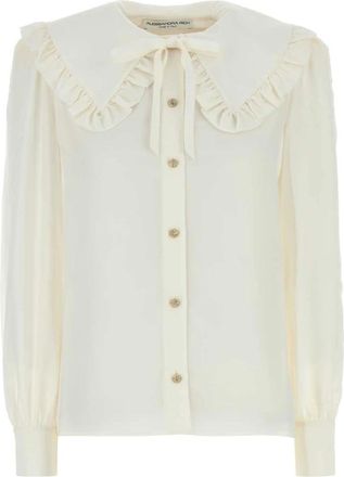 Alessandra Rich Mujer, Blusas y Camisas, Blanco, Talla: S