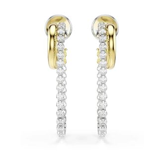 Swarovski Accessoires, Dames, Grijs, ONE Size, Hyperbola Oorbellen