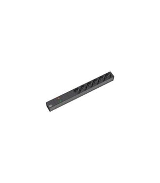 Bachmann Regleta 19 Pulgadas Negra 6 Tomas 16a