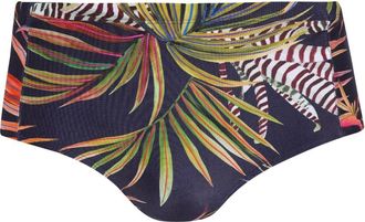 Lygia & Nanny PARATI tropical-print swim shorts - men - Elastane/Polyamide - 38 - Blue