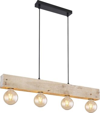 Globo Lighting L&aacute;mpara Colgante - Adalie - Natural - Metal - Gran - Globo
