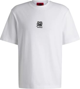 HUGO BOSS x RB T-shirt met print - Wit