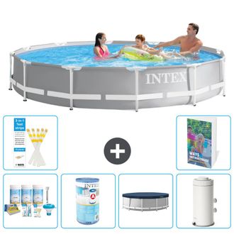 Intex Piscina Prism Frame Redonda - 366x76 Cm - 7-piezas S147