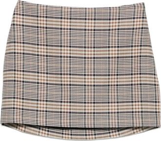 Anine Bing Rok - Dames - Korte rokken - Beige - S - Rokken