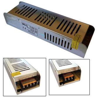 Trade Shop Trade Shop Traesio - Trade Shop - Trasformatore Alimentatore Stabilizzato Slim 220v-12v 16 A 200w Trimmer 16 A