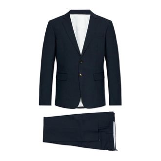Dsquared2 Single Breasted Suits, male, Blue, Size: M Wool Suit