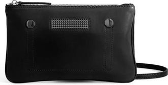 Clio Goldbrenner Tassen, Dames, Zwart, ONE Size, Mini Klassieke Handtas Zwart Zilver